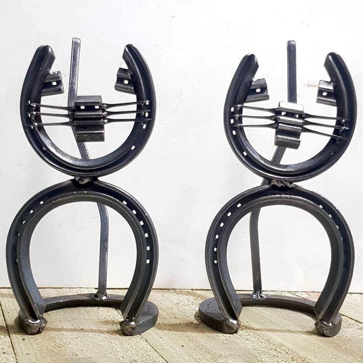 Horseshoe Collection - Wholesale Tafelbladdecoratie - Handgemaakt hoefijzer kitten1