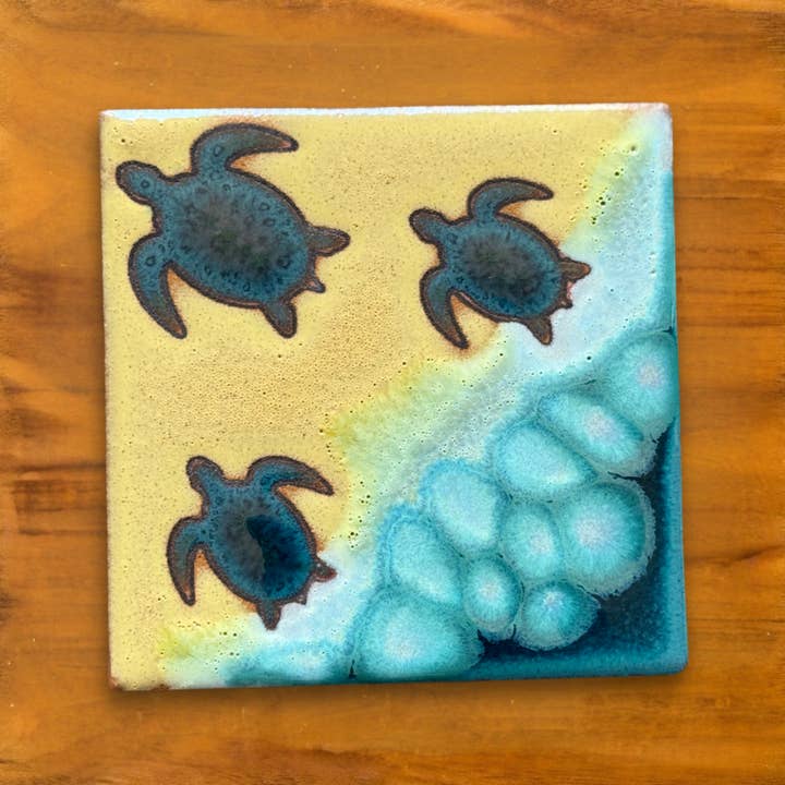 Carly Quinn Designs - Wholesale Coasters - Beach Coaster (Single) - Choose from 4 Ocean Themed Designs 4