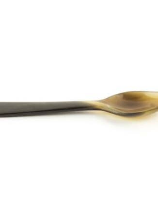 Set of 6 Leaf-shaped Teaspoons in Hoof for wholesale by rivêt - L'Indochineur