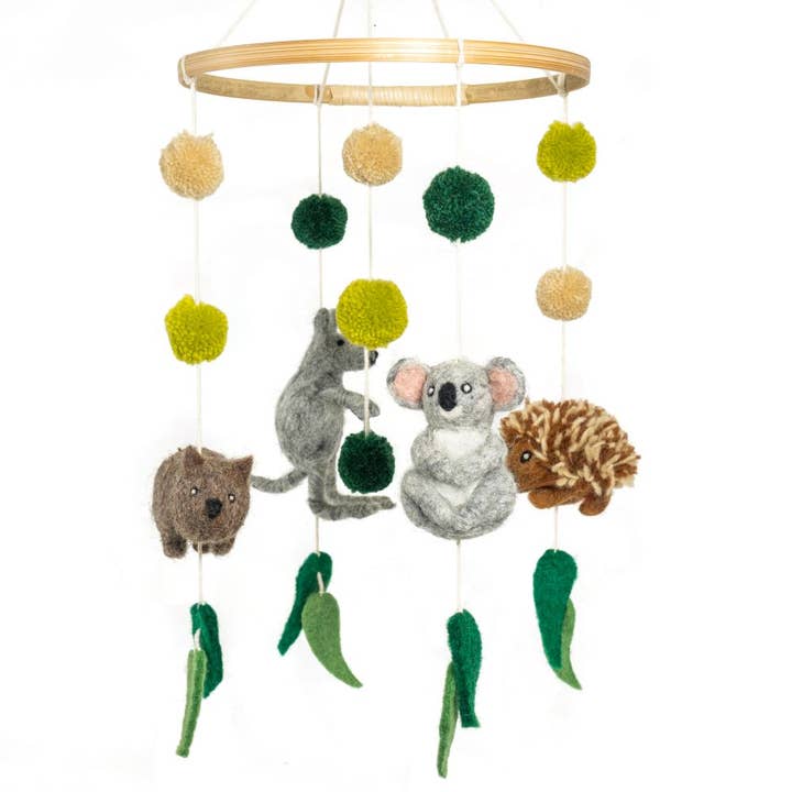 Vevoke - Wholesale Baby mobile - Mobile-Handmade Felted Australian Animals