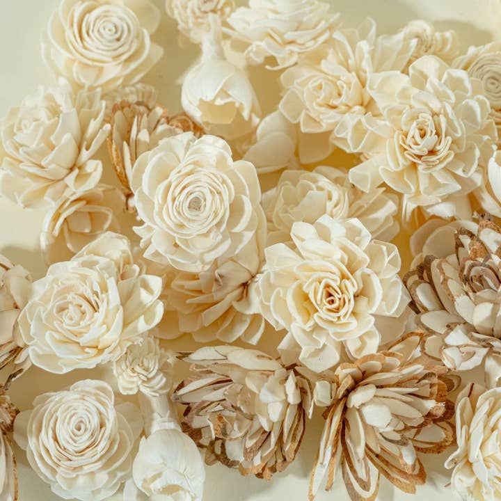 Sola Wood Flowers - Wholesale Artificial Flowers - 50 Random Assortment