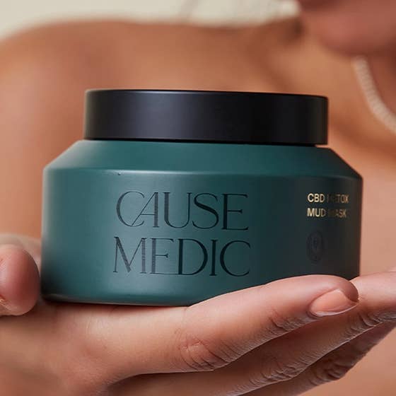 CBD Detox Mud Mask for wholesale by CauseMedic CBD