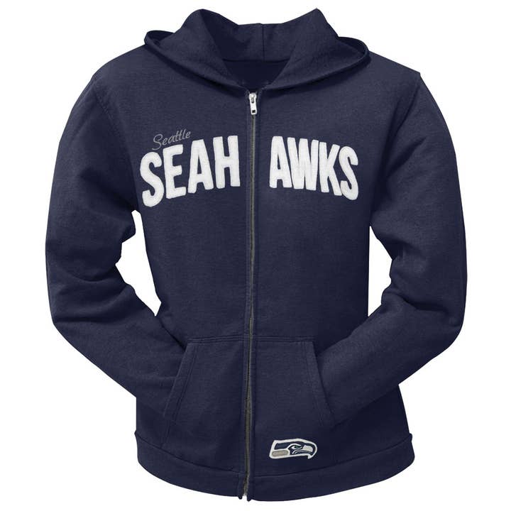 Felpa con cappuccio da donna per ragazze "Seattle Seahawks - Pep Rally" per la vendita all'ingrosso da parte di Official Store