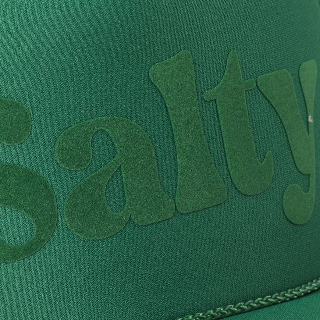 Fashion City – wholesale Trucker hat – Unisex – Salty Text Printed Mesh Back Foam Trucker Hat4