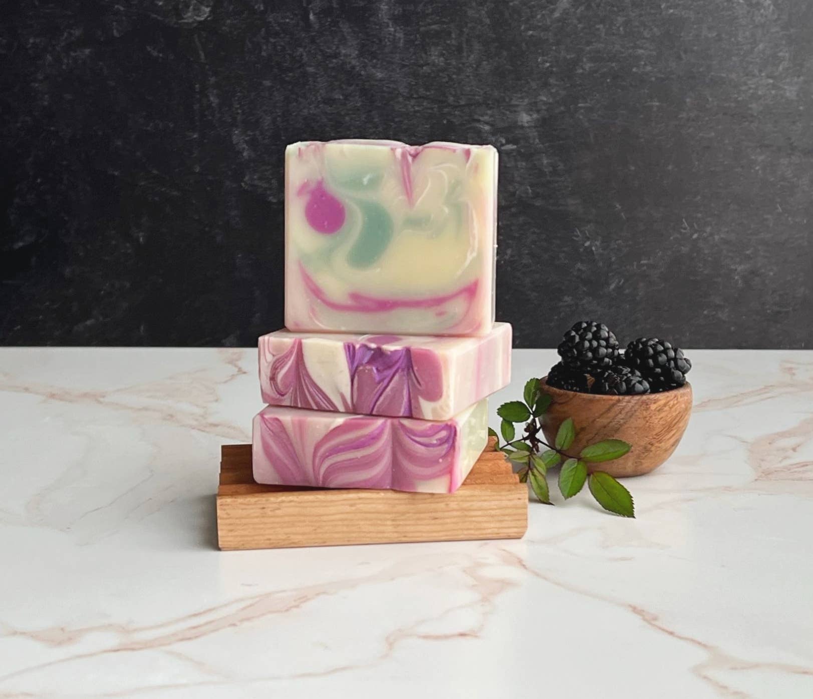 Dragonfly DayDream - Wholesale Bar Soap - BLACKBERRY SAGE  Artisan Soap3