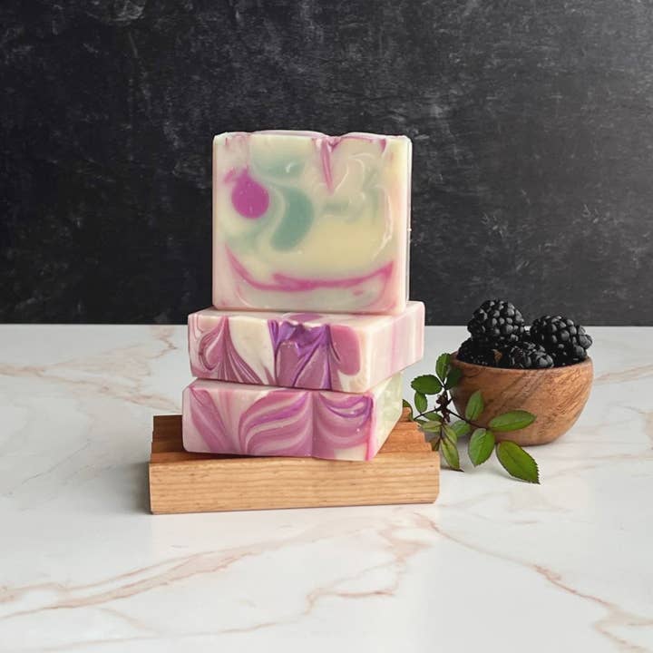Dragonfly DayDream - Wholesale Bar Soap - BLACKBERRY SAGE Artisan Soap3