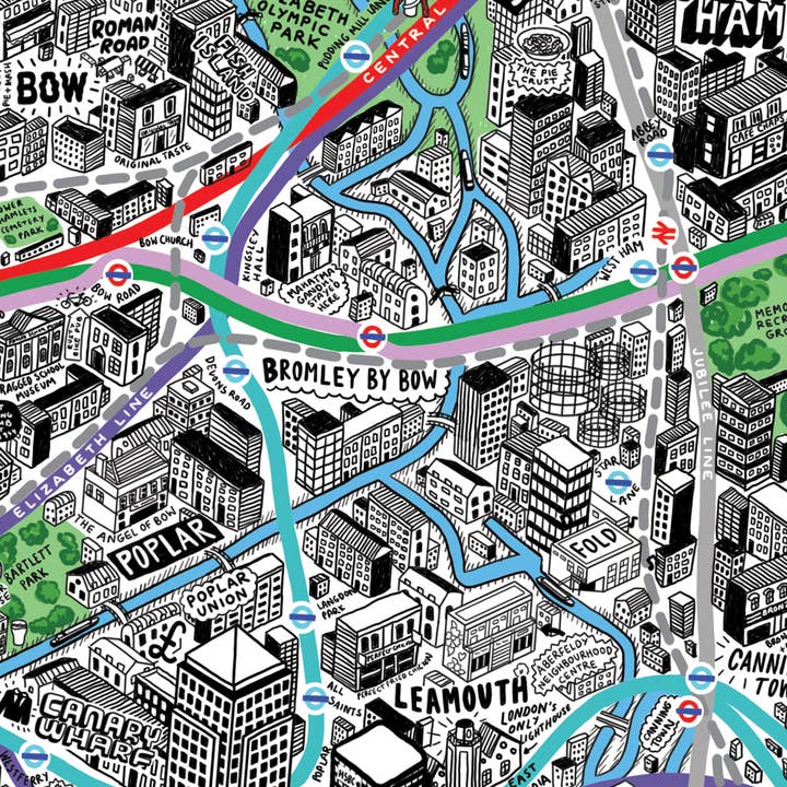 Evermade - Wholesale Puzzle - Adult - 1000 Piece Jigsaw Hand Drawn Map of London10