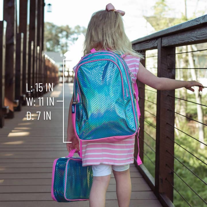 Wildkin - Wholesale Backpack - Kids - Mermaid Scales Backpack - 15 Inch4