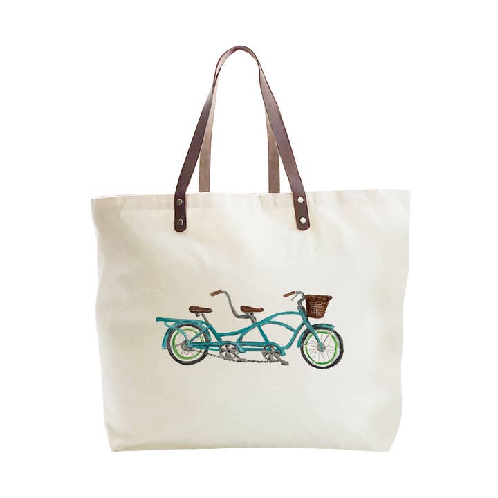 tandemfiets grote draagtas voor wholesale door Tina Labadini Designs