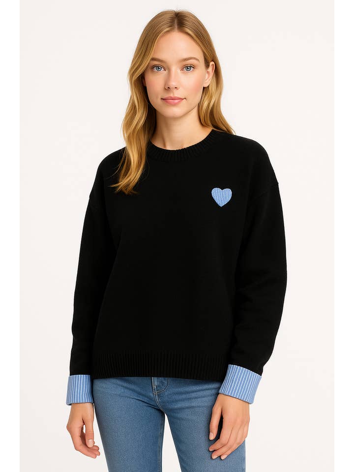 Afinity – wholesale Knitted jumper – Women′s – Cream sweater AP1264