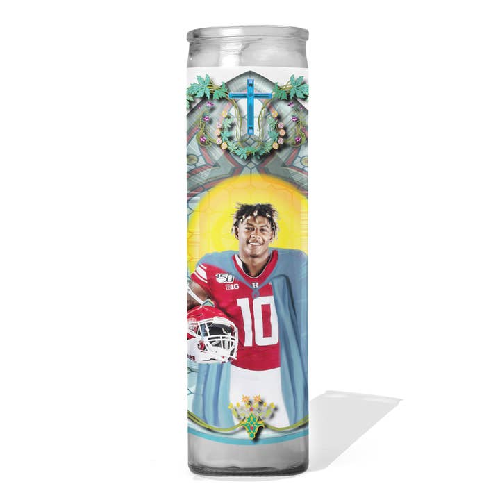 Isiah Pacheco Celebrity Prayer Candle - Kansas City for wholesale by Calm Down Caren