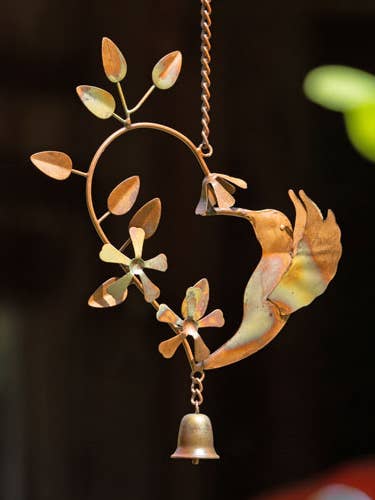 Flamed Hummingbird Heart Ornament
for wholesale by Ancient Graffiti