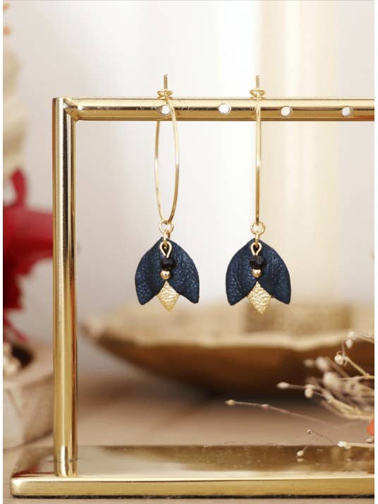 Koura oorbellen - iriserende nacht voor wholesale door May & June