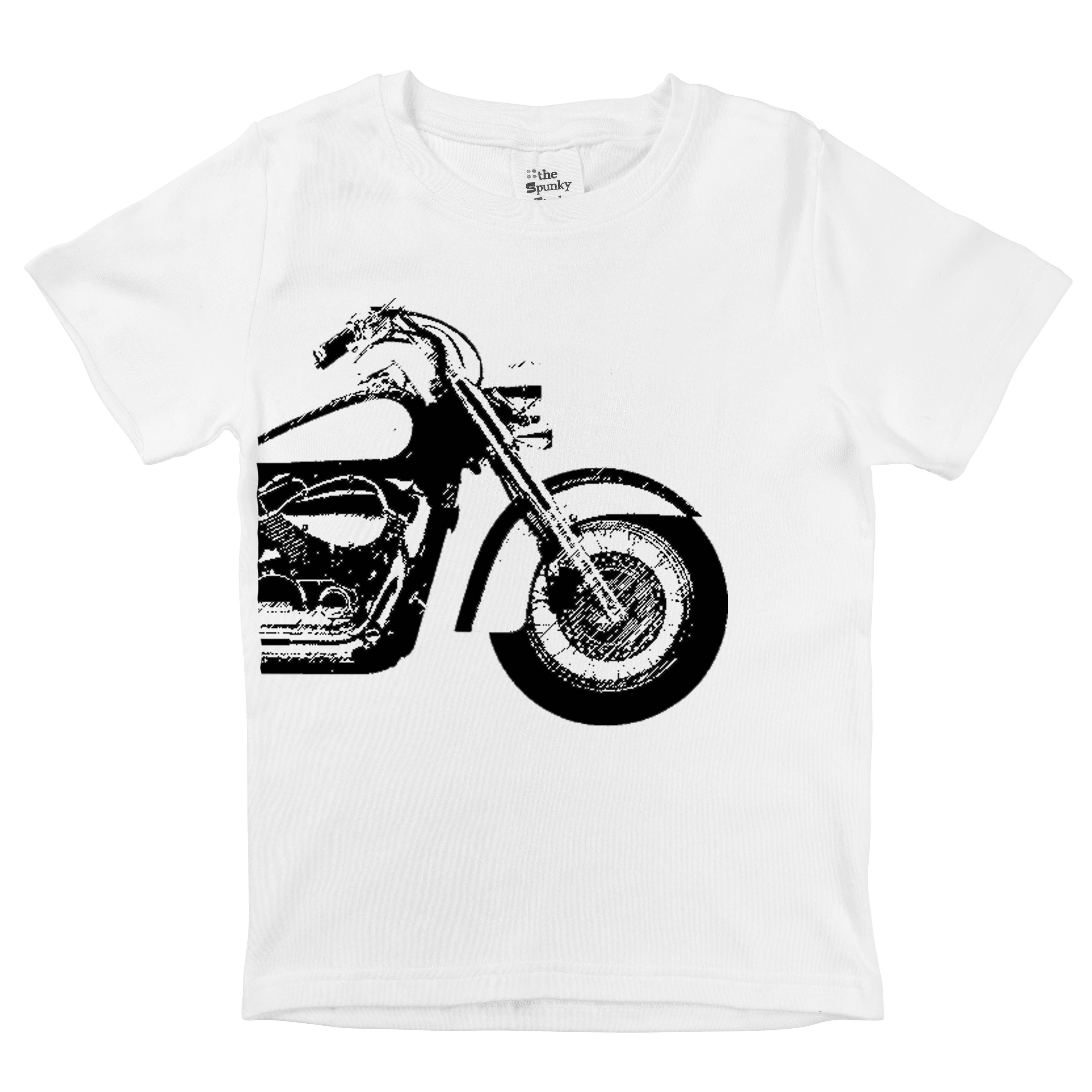 Spunky Stork - Vente T-shirt sérigraphié – enfant - Moto Coton Bio Bébé Garçon Body Chemise pour tout-petit2