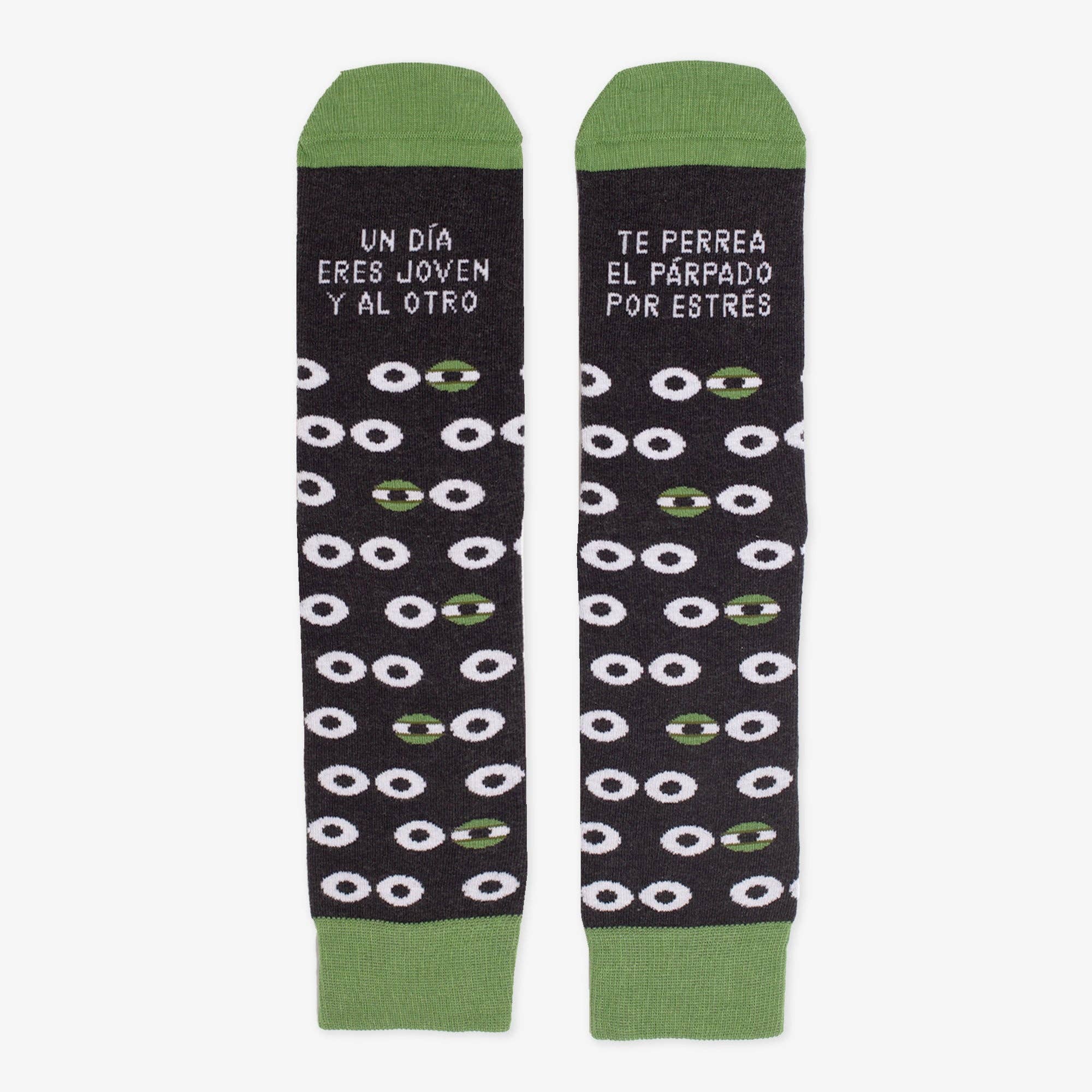 UO - Wholesale Socks - Unisex - Mug + Socks Set "One day you're young and the next your eyelid twitches from stress"2