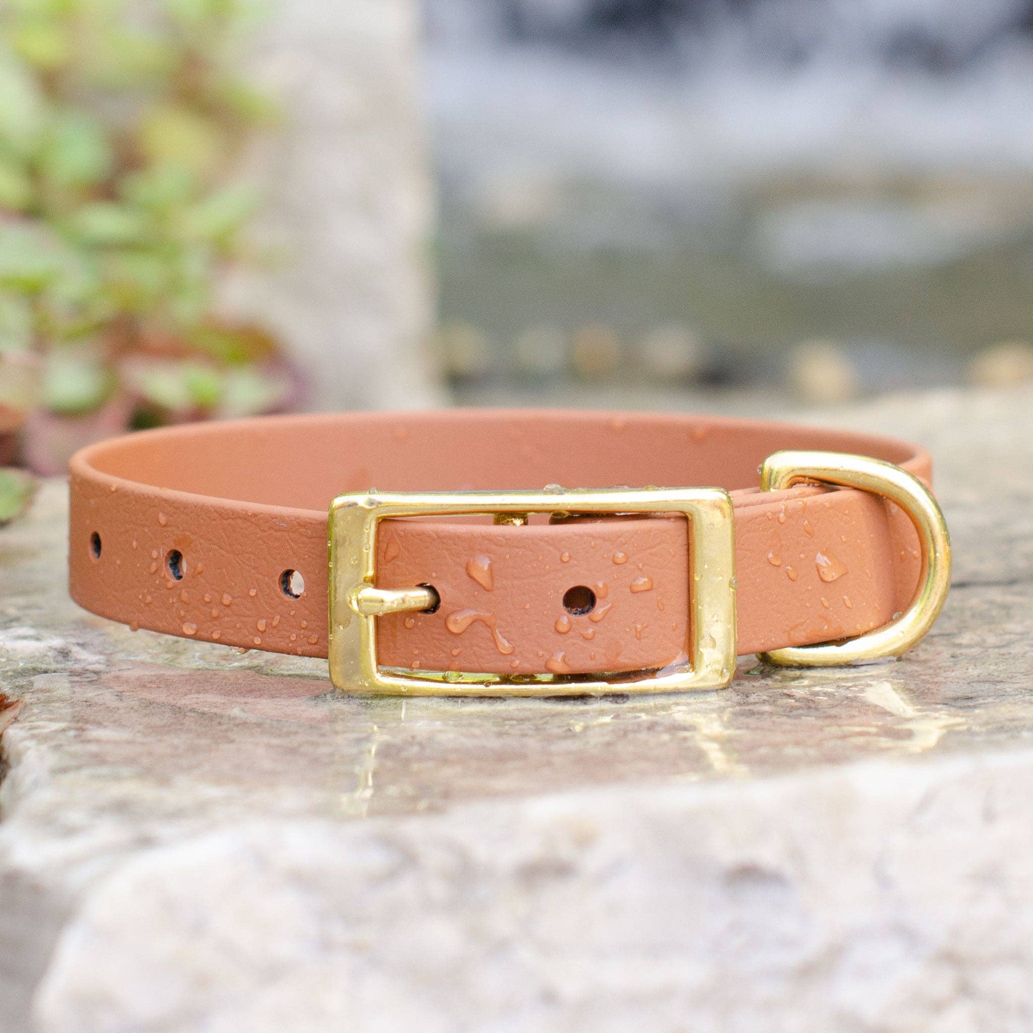 Doodle Dog Town - Wholesale Pet Collar - Dog - Waterproof Biothane® Collar - Caramel