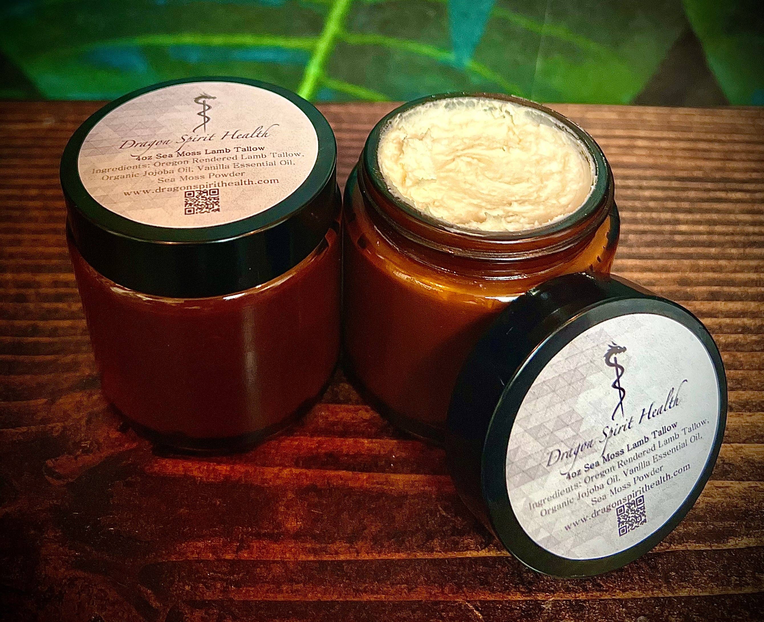 Dragon Spirit Health - Venta al por mayor Crema hidratante facial - Crema facial Sea Moss & Tallow2