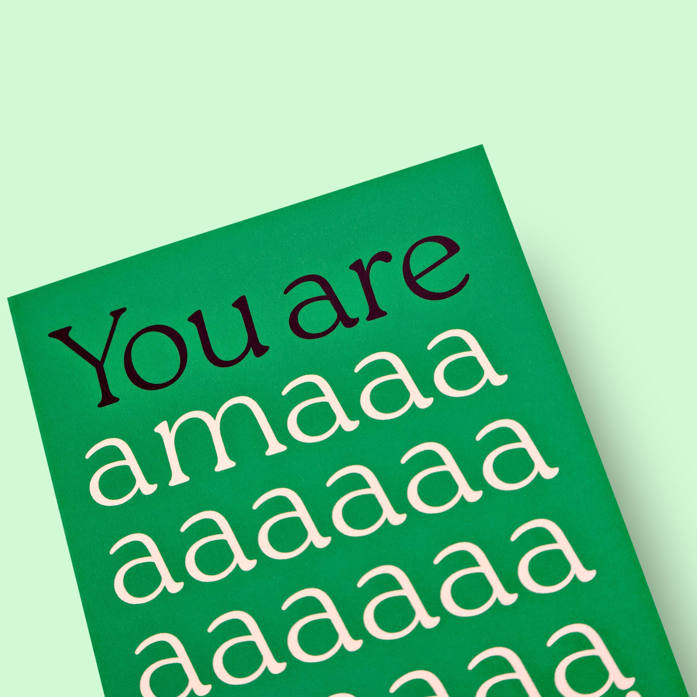 Good Thanks Paper – wholesale Encouragement card – Alphabet You Are Amazing Card2