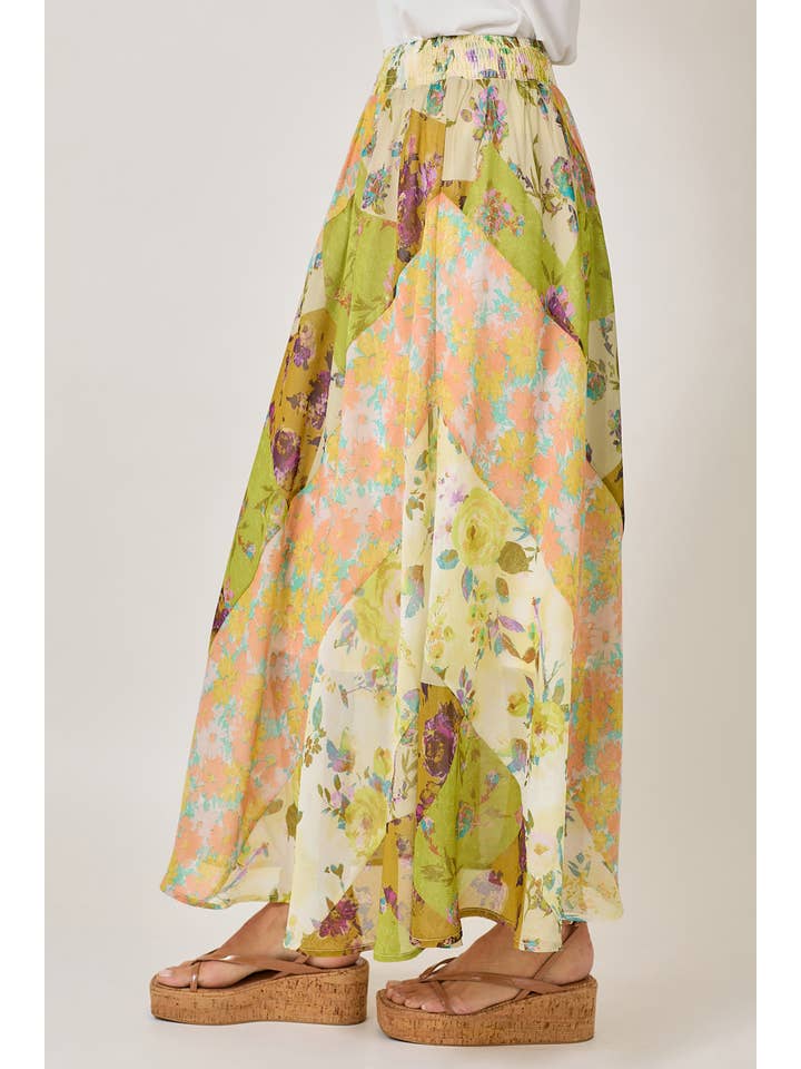 Mystree - Wholesale Skirt - Women's - 61066 Mixed Print Skirt