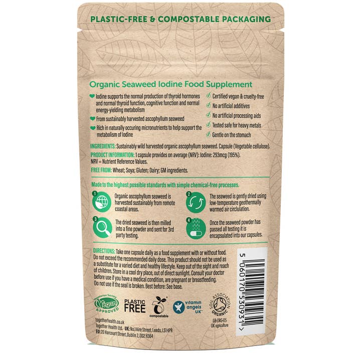 Together Health – wholesale Oral supplement/vitamin – Iodine Supplement – Organic – 30 Capsules1