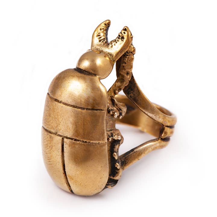 Bronze Scarab Ring for wholesale by Alex Streeter