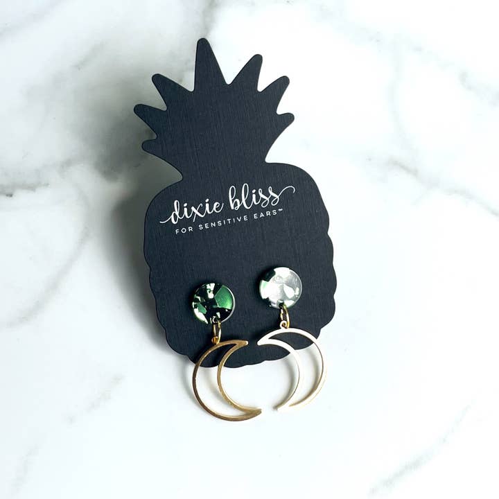 Dixie Bliss - Wholesale Dangle Earrings - Moon Gazer1