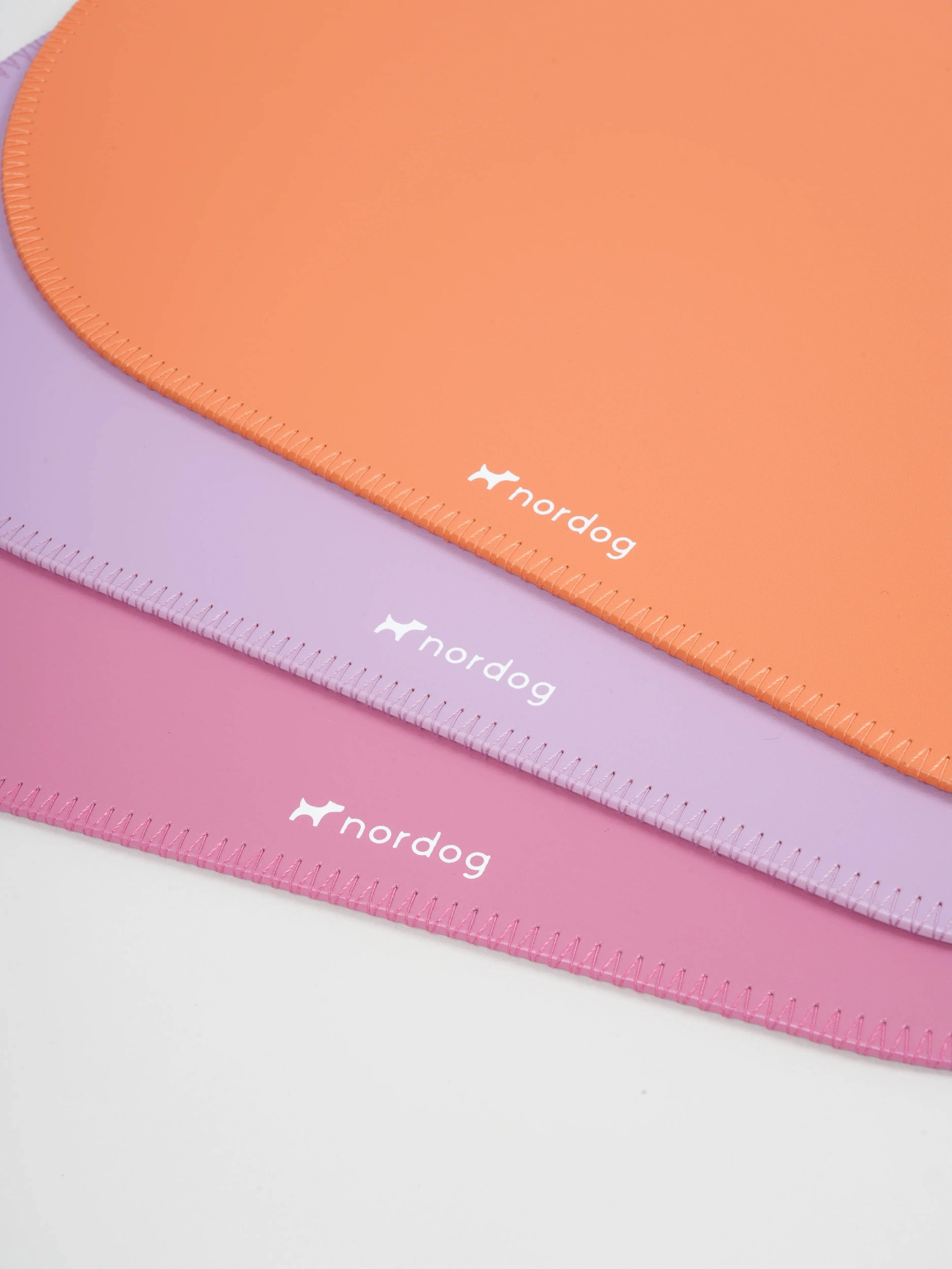 Nordog – wholesale Pet food mat – Dog – Placemat for dog bowls (pink, round)5