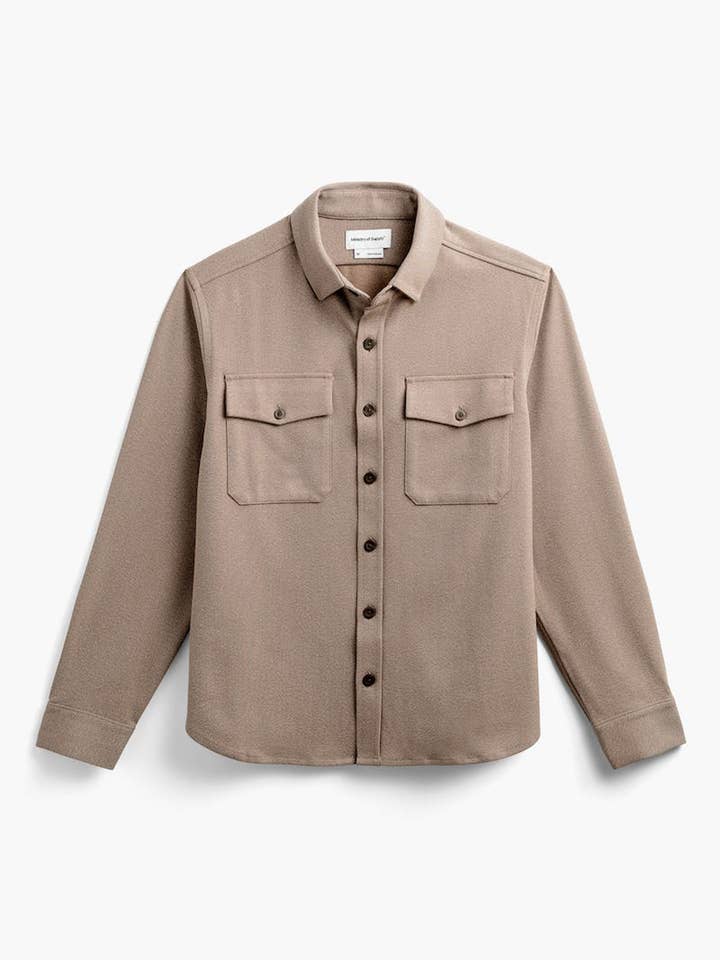 Surchemise Fusion pour hommes - Oatmeal Tweed pour la vente par Ministry Of Supply