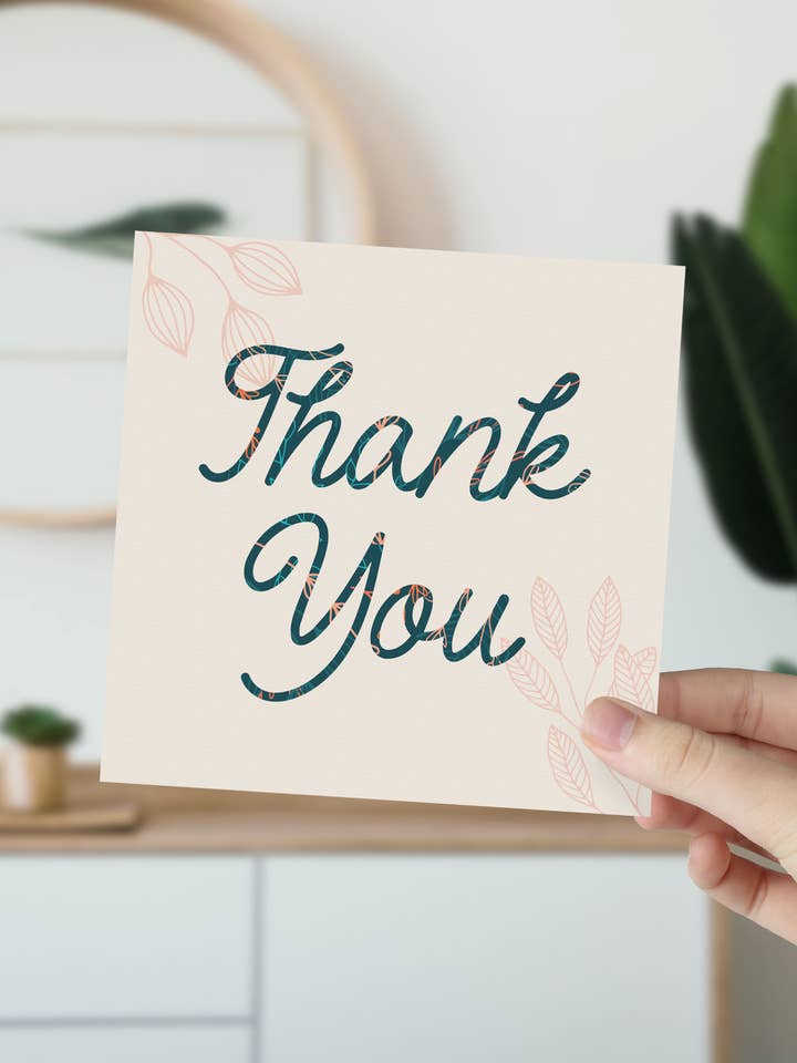 Cartão de agradecimento por atacado de KDee Designs