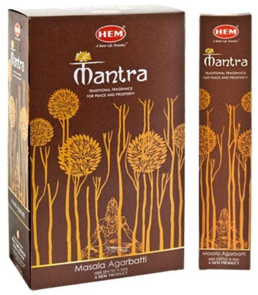 International Gifts Ltd. - Wholesale Incense - Hem Mantra Masala 15G 7.8``-205