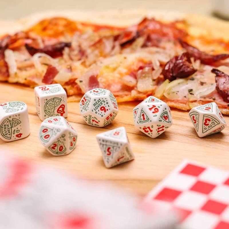 Cardshouse - Wholesale Dice - Q WORKSHOP Pizza Dice Set Pepperoni7