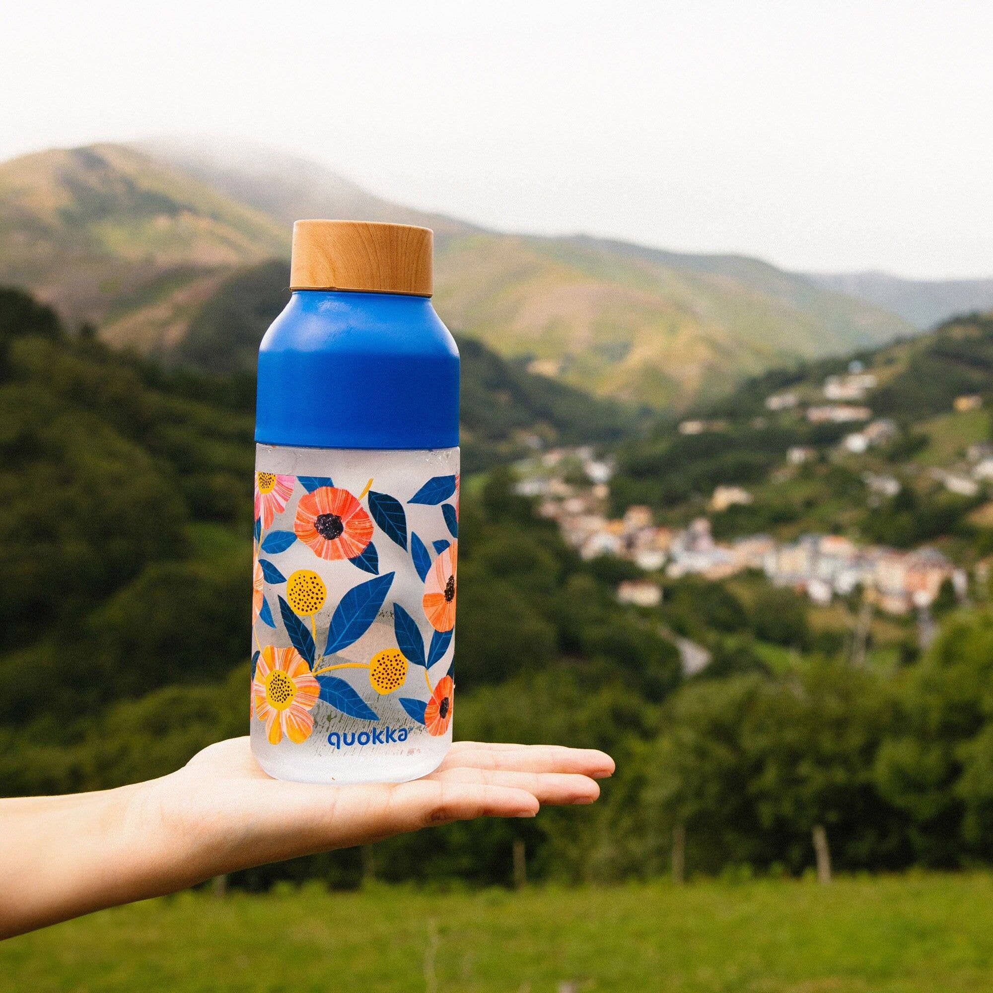 QUOKKA – wholesale Water bottle – QUOKKA ECOZEN BOTTLE ICE SUMMER GARDEN 570 ML1
