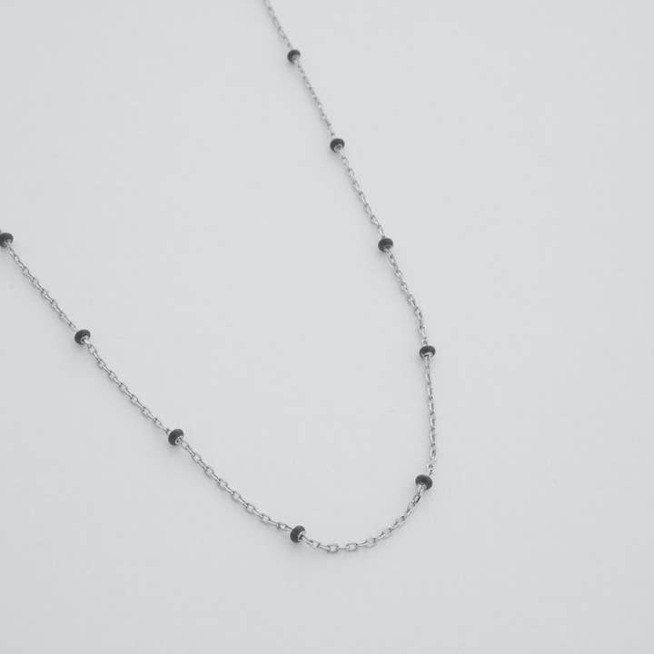 Honeycat Jewelry - Wholesale Link & Chain Necklace - Mary Beaded Chain Necklace9