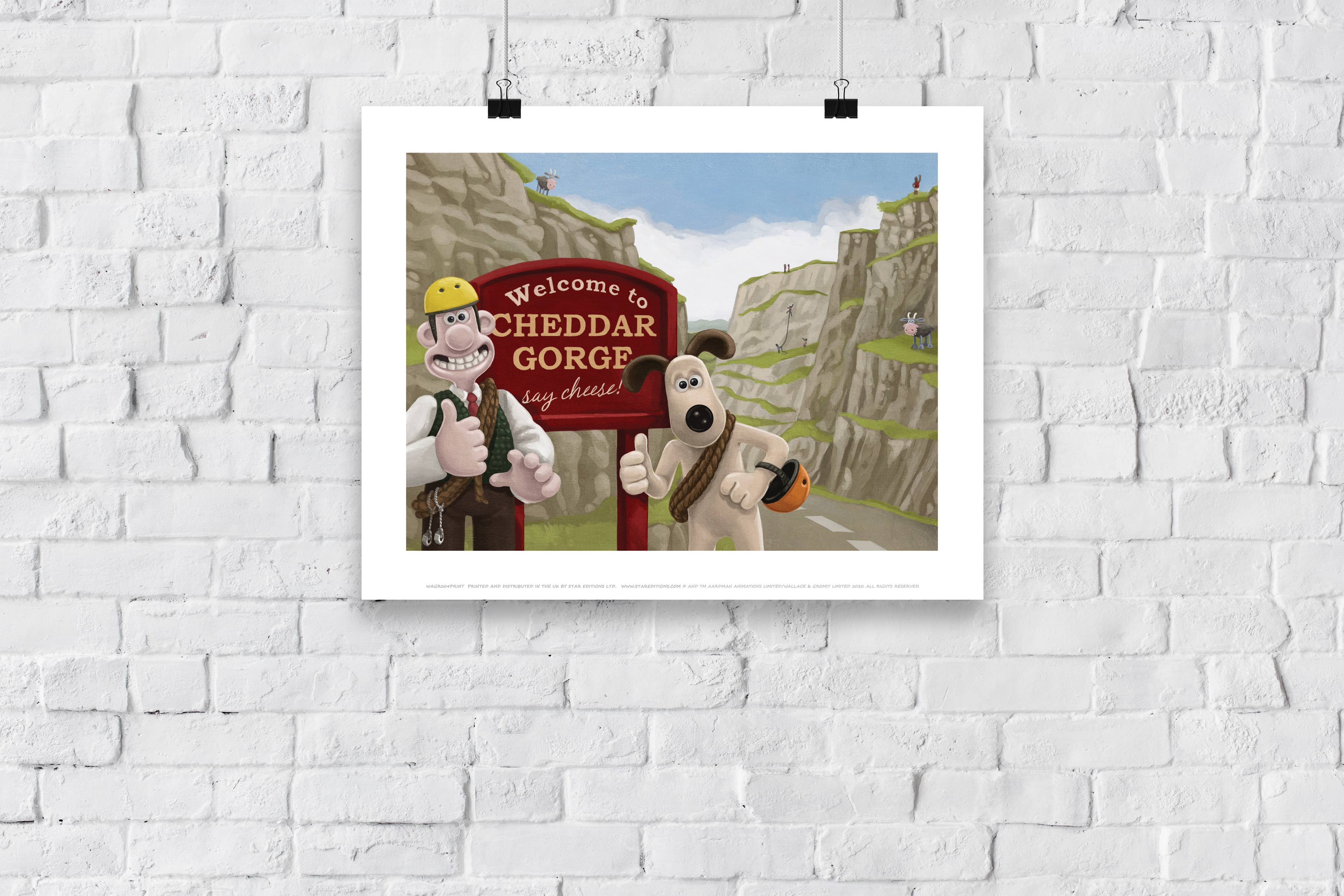 Star Editions – wholesale Art print – Wallace And Gromit The Cheese Loving Duo Art Print2