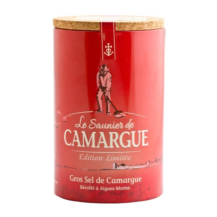 Camargue Sea Salt Limited Edition Tin 33.5oz for wholesale by The French Farm