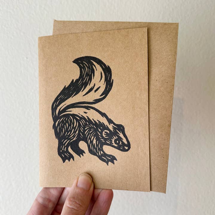 Horse & Hare - Vente Carte de vœux classique - Carte de vœux Skunk0