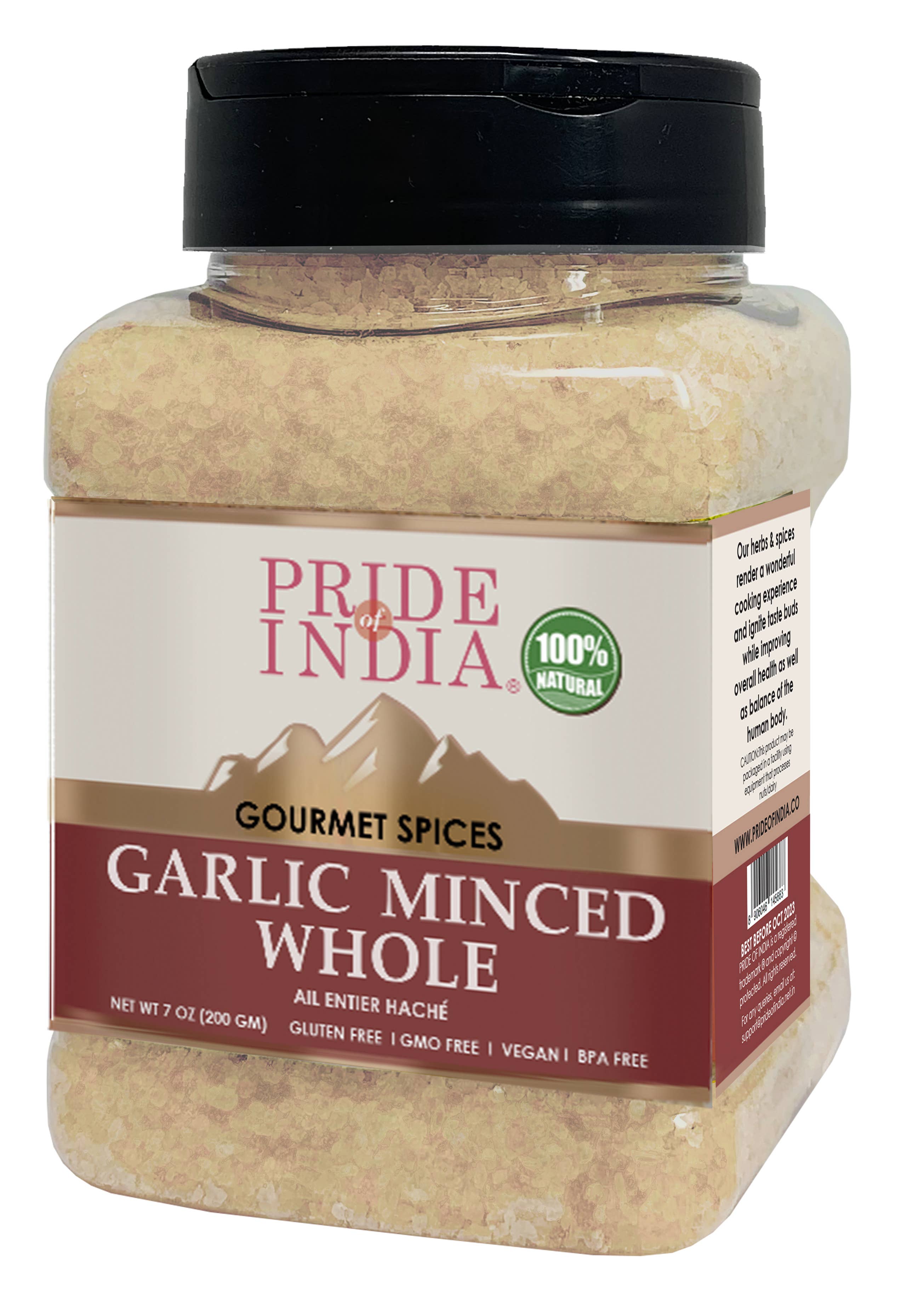 PRIDE INDIA BRANDS - Wholesale Dried Spice - Pride of India – Garlic Minced – Gourmet Seasoning3