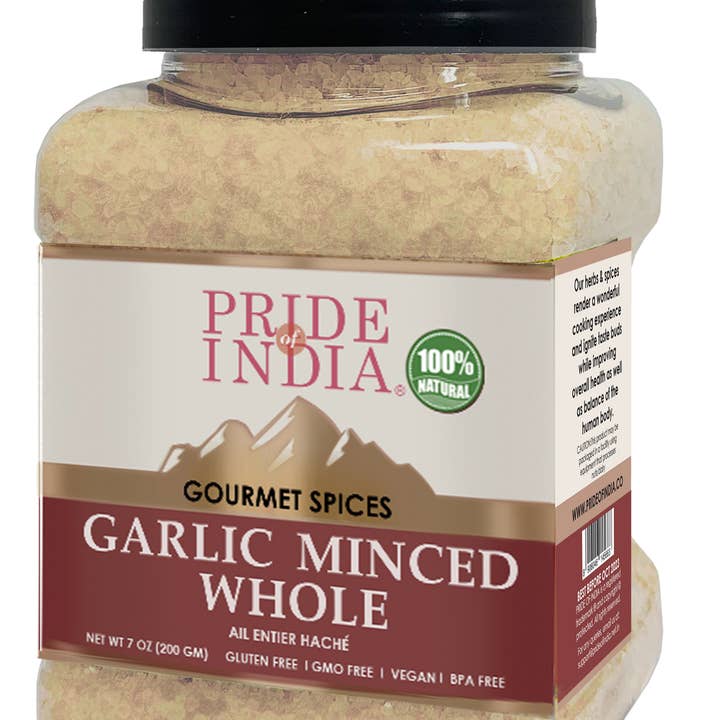 PRIDE INDIA BRANDS - Wholesale Dried Spice - Pride of India – Garlic Minced – Gourmet Seasoning3