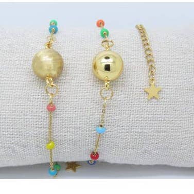 ROSE GOLD COATED PREGNANCY BRACELET OR SMOOTH CHAIN for wholesale by F de Bm créations