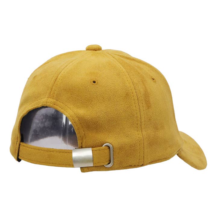 Cap Zone - Wholesale Baseball cap – Unisex - Premium Vegan Suede Strap-back Baseball Cap11