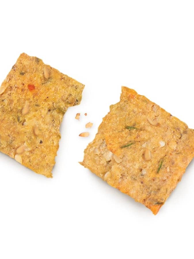 Crackers de cebolla, cebollino y pimiento de Espelette GRANEL para venta al por mayor de YUMA