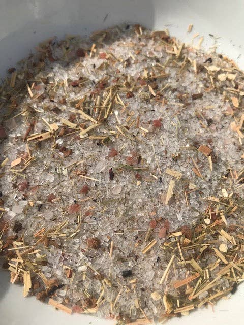 Bain de trempage citronnelle, pomme et hibiscus pour la vente par Natures Karess