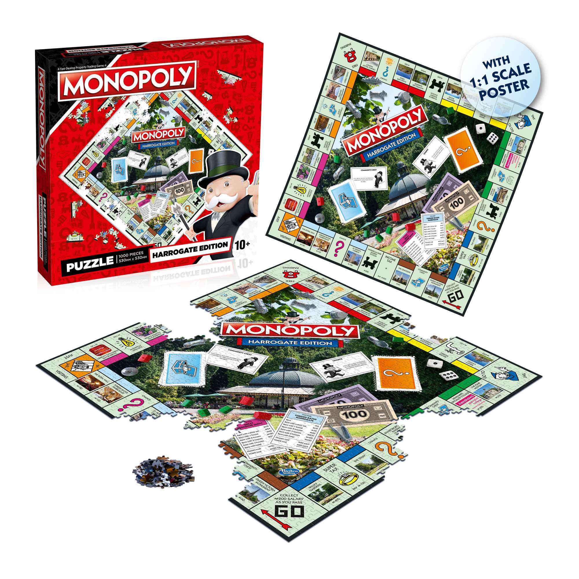 Go on make me - Wholesale Puzzle - Adult - HARROGATE MONOPOLY 1000 pieceJIGSAW
2