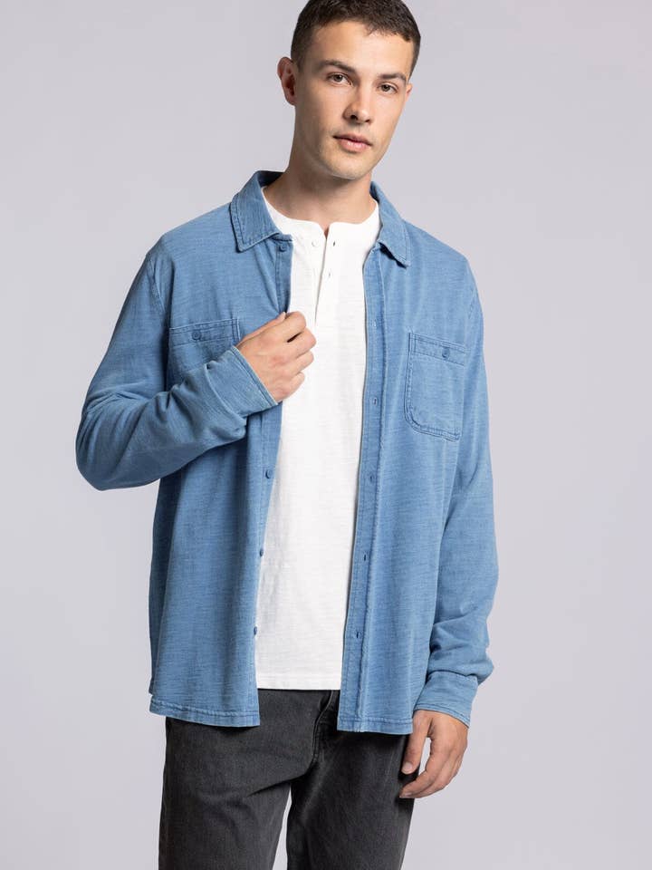 AVIATOR SHIRT - Long Sleeve Button Up for wholesale by Thread & Supply (Mens)
