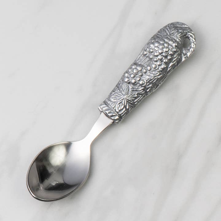 Grape & Leaf Spoon for wholesale by India Handicrafts Inc
