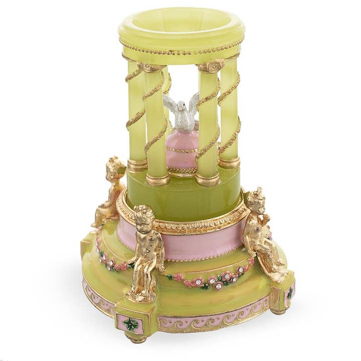 BestPysanky - Wholesale Decorative Figurine - 1910 The Colonnade Musical Royal Imperial Easter Egg4