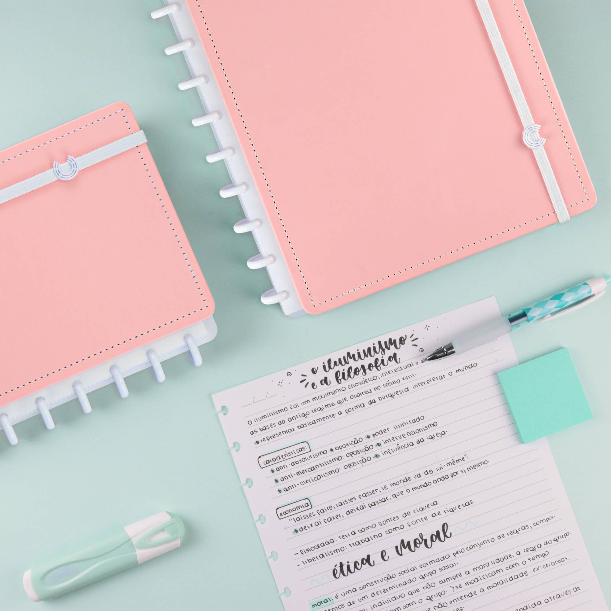 Create a Notebook - Wholesale Notebook - Rose Discbound Notebook Large 8.2 x 11 Inches4