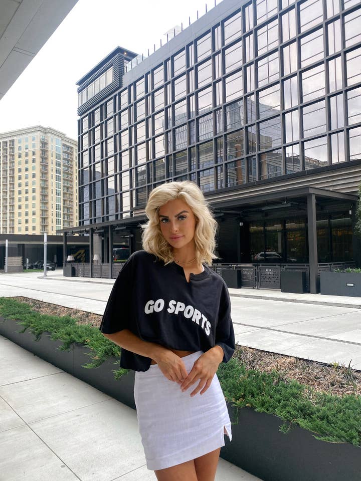 Distressed Vintage Couture - Wholesale Screen Printed T-Shirt - Women's - Go Sports Tee2