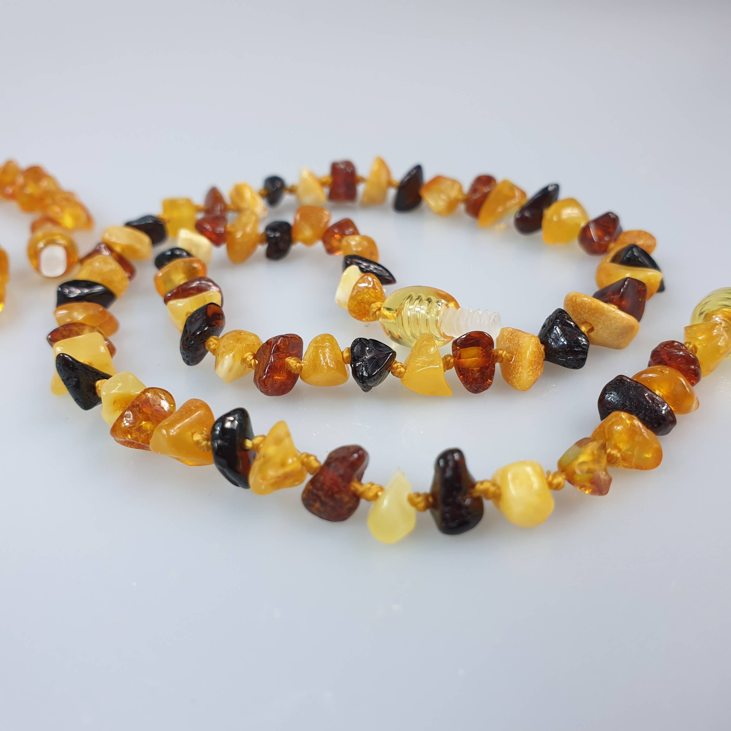 AmberLithuania - Wholesale Beaded/Pearl Necklace - Gemstone necklace Healing crystal chain3