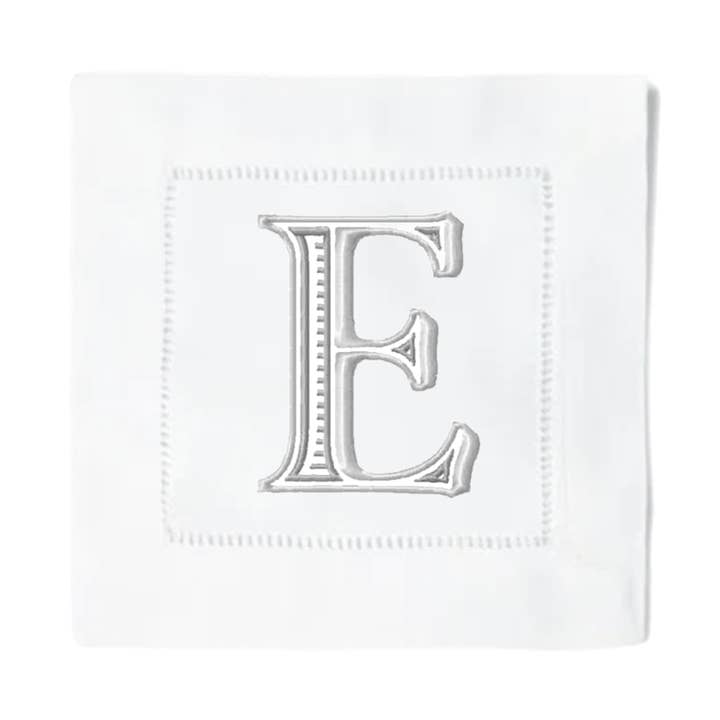 Traditionelle indledende cocktailservietter for engroshandel hos Blythe Embroidery Co.